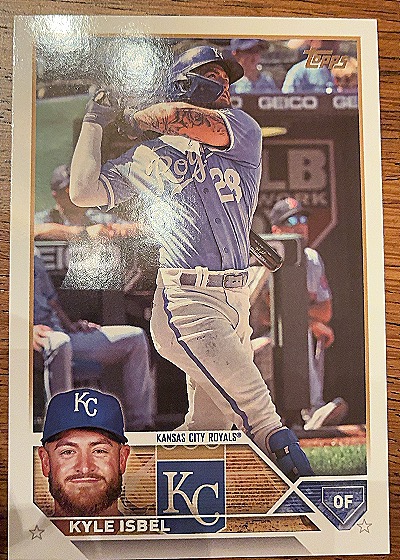 2023 Topps #578 Kyle Isbel — front