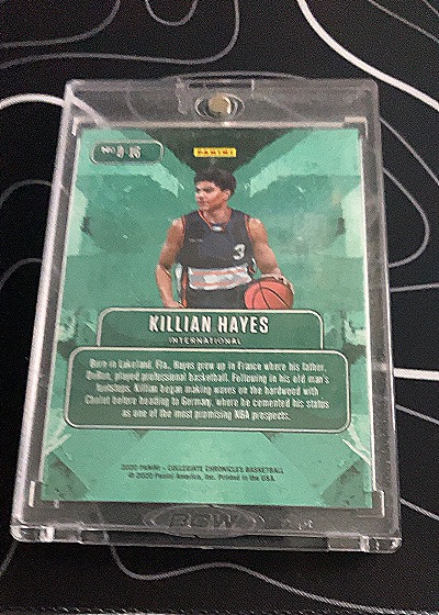 2020 Panini Prizm Draft Picks Downtown #D3 Killian Hayes — back