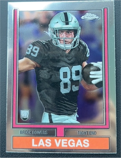 2024 Topps Chrome #74TF-12 Brock Bowers — front