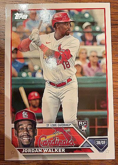 2023 Topps #344 Jordan Walker — front