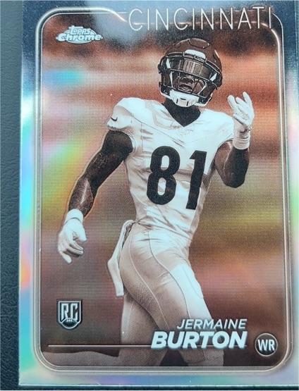 2024 Topps Chrome #240 Jermaine Burton — front