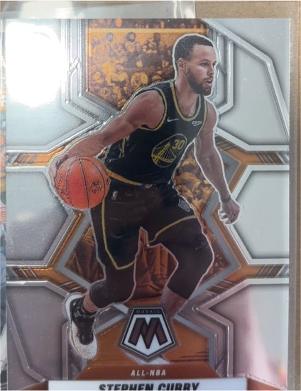 2021-22 Panini Mosaic #284 Stephen Curry — front