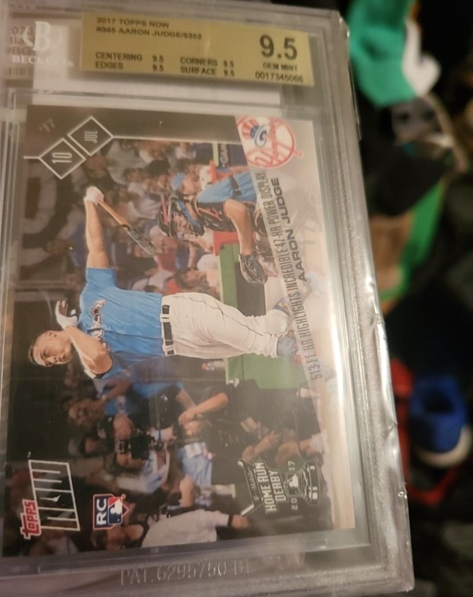 2017 Topps Now #345 Aaron Judge — front