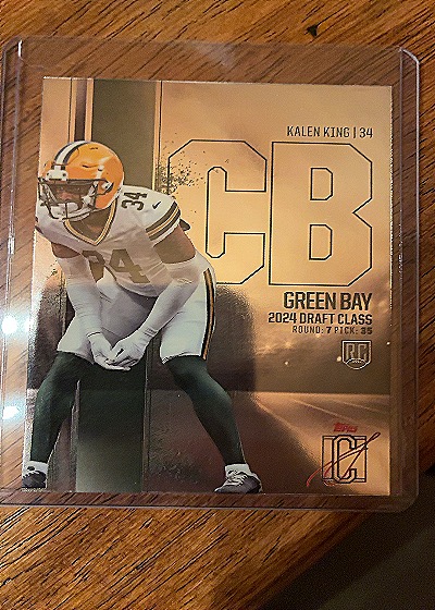 2024 Topps Signature Class #34 Kalen King — front
