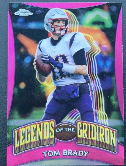 2024 Topps Chrome #LOG-1 Tom Brady Legends of the Gridiron — front