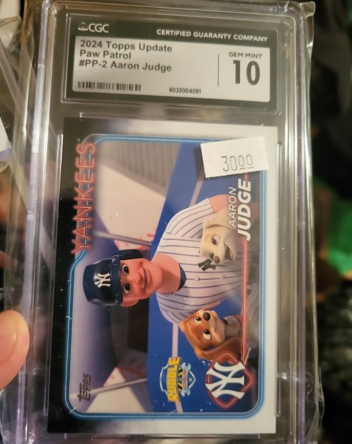 2024 Topps Update #PP-2 Aaron Judge Paw Patrol — front