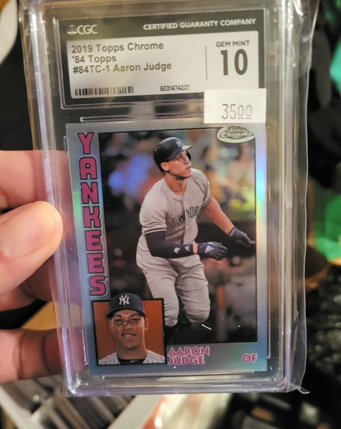 2019 Topps Chrome #84TC-1 Aaron Judge 1984 Topps — front