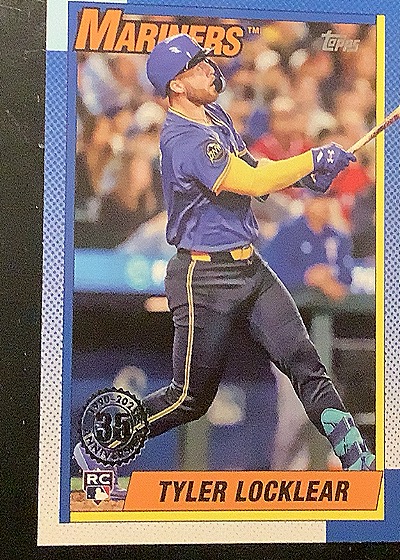 2025 Topps 1990 Topps #T90-6 Tyler Locklear — front