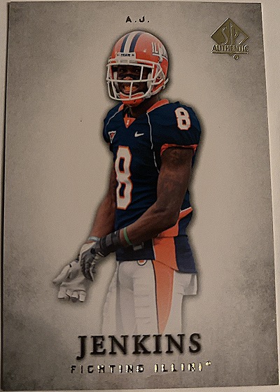 2012 SP Authentic #1 A.J. Jenkins — front