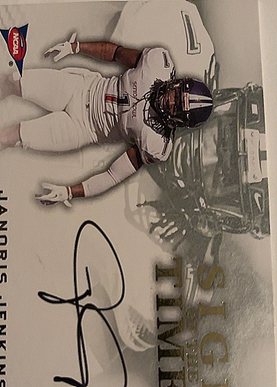 2020 Leaf Signature Series #LJ-1 Handris Jenkins — front