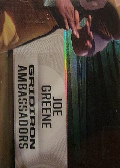 2022 Leaf Pop Century #A101 Joe Greene Gridiron Ambassadors — front