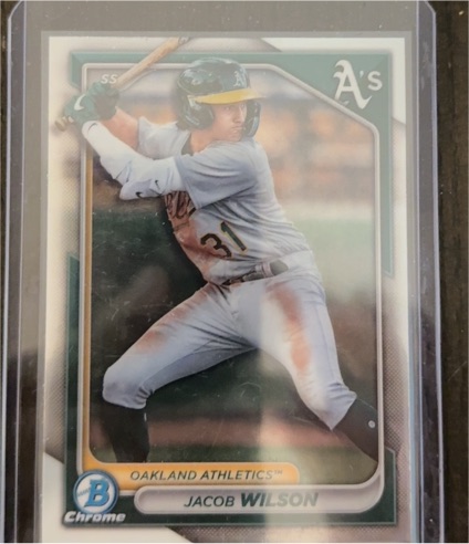 2024 Bowman Chrome Prospects #BCP-3 Jacob Wilson — front