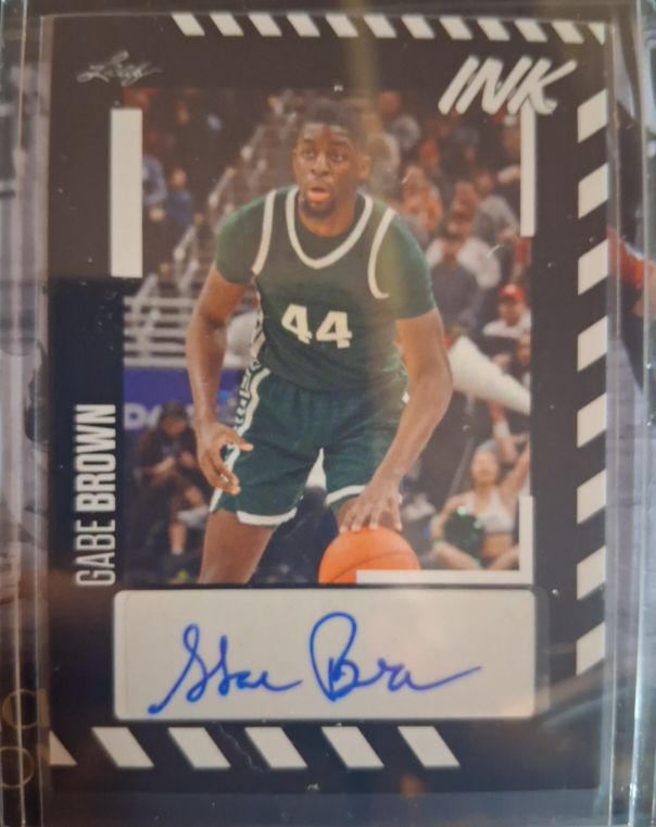 2023-24 Leaf Ink #BA-GB1 Gabe Brown — front