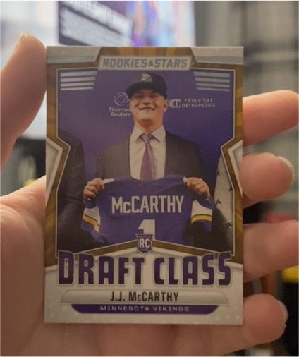 2024 Panini Rookies & Stars Draft Class #DC-JMY J.J. McCarthy — front