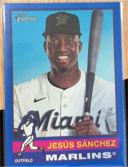 2025 Topps Heritage #455 Jesús Sánchez — front