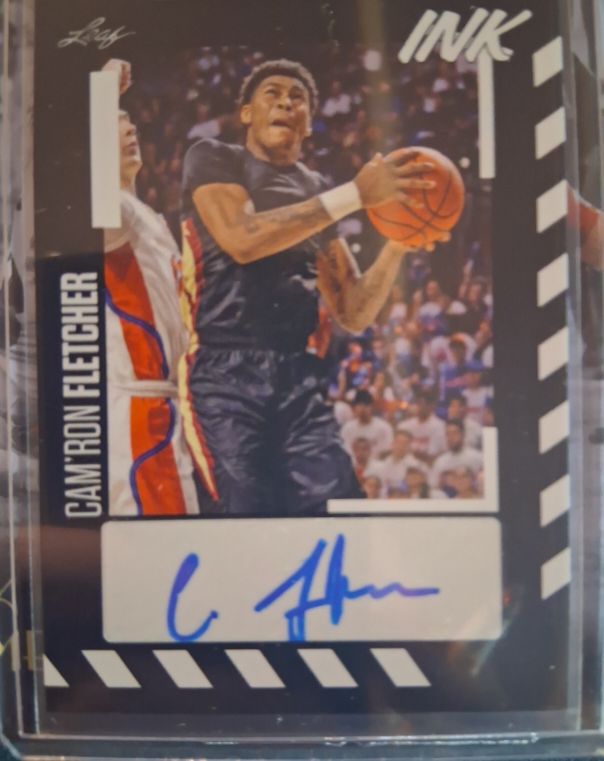 2023-24 Leaf Ink #BA-CRF Cam'Ron Fletcher — front