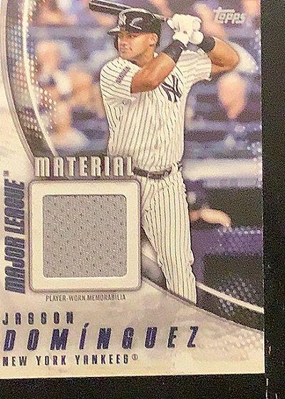 2025 Topps Series 1 Major League Material #MLM-JD Jasson Dominguez — front