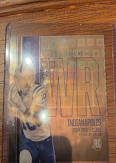2024 Topps Signature Class #10 Adonai Mitchell — front