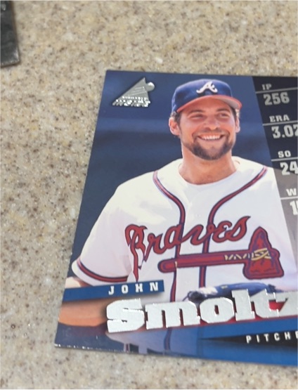 1998 Pinnacle Inside Club Edition #43 John Smoltz — front