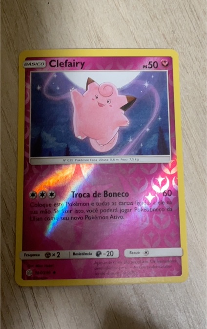 2019 Sun & Moon Cosmic Eclipse #144 Clefairy — front