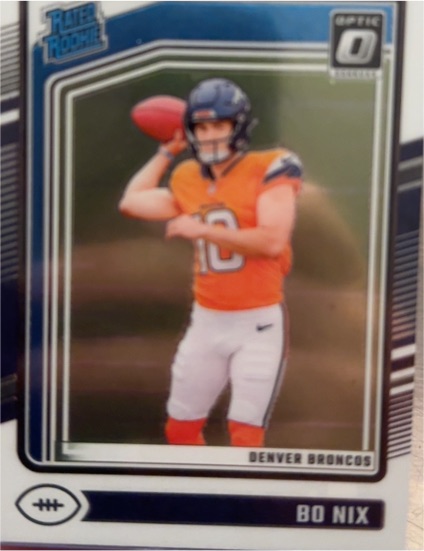 2024 Panini Donruss Optic #209 Bo Nix — front
