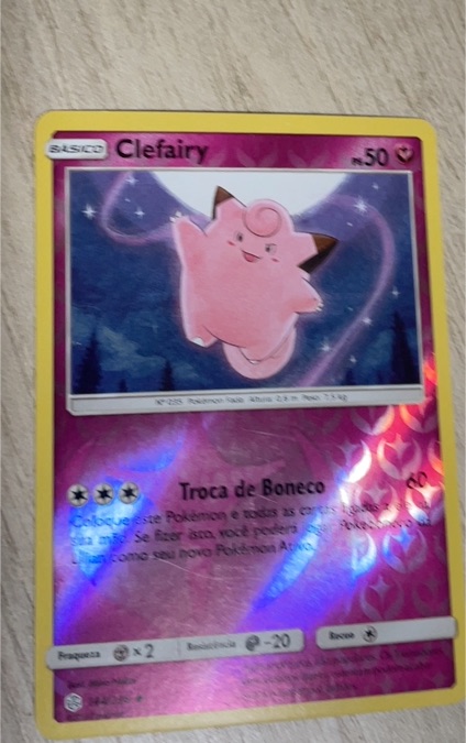 2019 Pokémon Sun & Moon Cosmic Eclipse #144 Clefairy — front