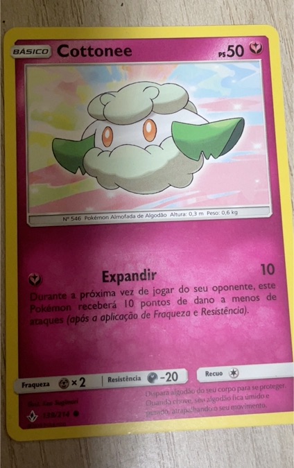 2019 Pokémon Sun & Moon: Unbroken Bonds #139 Cottonee — front