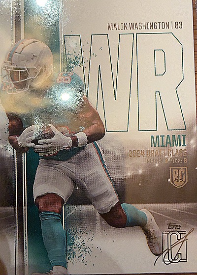 2024 Topps Signature Class #146 Malik Washington — front