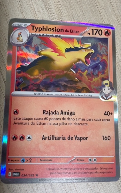 2025 Pokémon Scarlet & Violet Destined Rivals #034 Typhlosion do Ethan — front