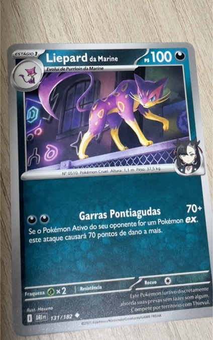 2025 Pokémon Scarlet & Violet Destined Rivals #131 Marnie's Liepard — front