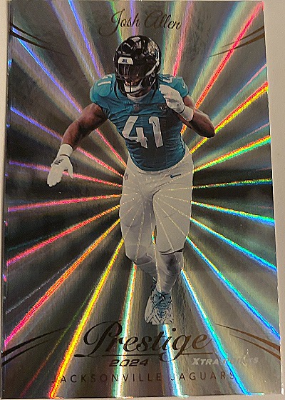 2024 Panini Prestige Xtra Points Sunburst #41 Josh Allen — front