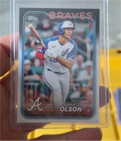 2024 Topps Series 1 #350 Matt Olson — front