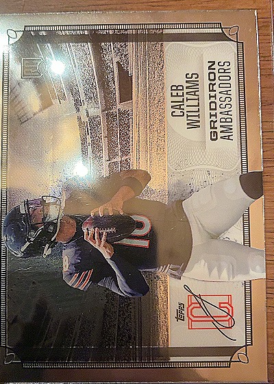 2024 Topps Signature Class #GA-1 Caleb Williams Gridiron Ambassadors — front