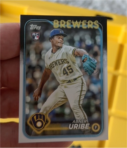2024 Topps Series 1 #310 Abner Uribe — front
