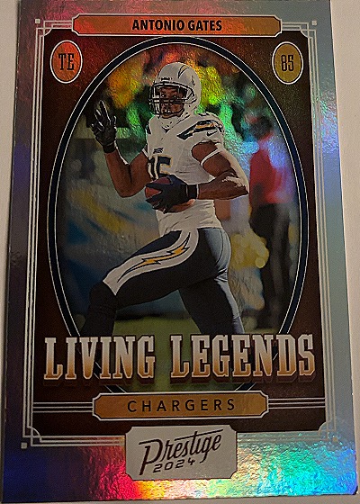 2024 Panini Prestige #LL-AGS Antonio Gates Living Legends — front
