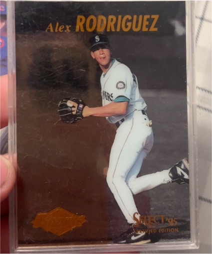 1995 Pinnacle Select Certified Edition #118 Alex Rodriguez — front