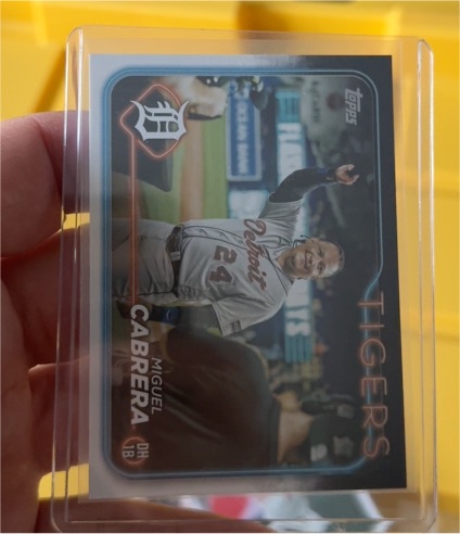 2024 Topps #201 Miguel Cabrera — front