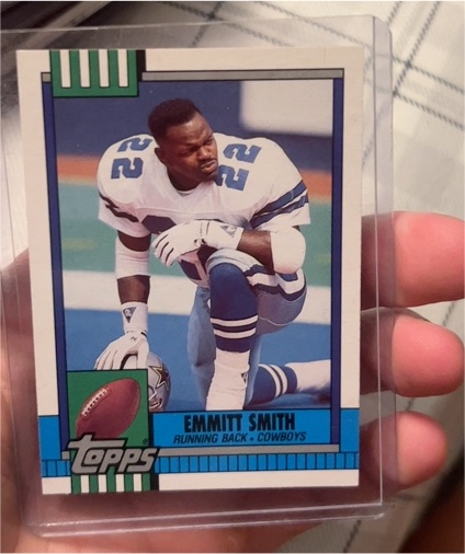 1990 Topps Traded #27T Emmitt Smith — front