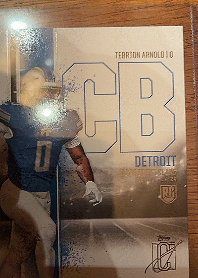 2024 Topps Signature Class #105 Terrion Arnold — front