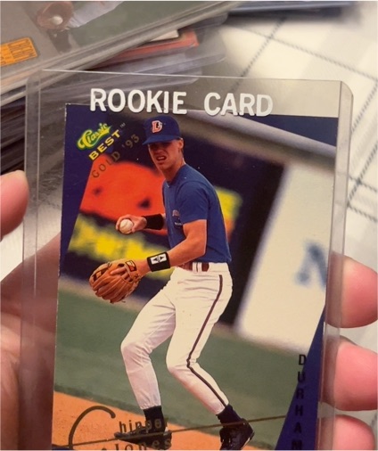 1993 Classic Best Chip Glass Rookie Card — front