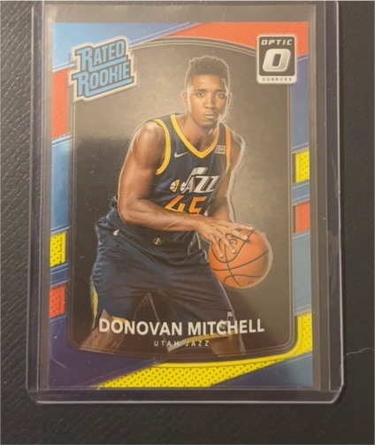 2017-18 Donruss Optic #188 Donovan Mitchell — front