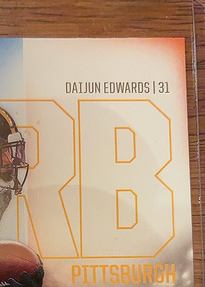 2023 Daijun Edwards #31 Pittsburgh — front