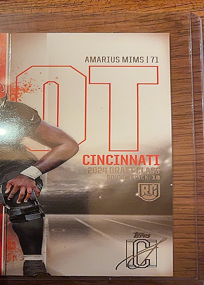 2024 Topps Signature Class #89 Amarius Mims — front