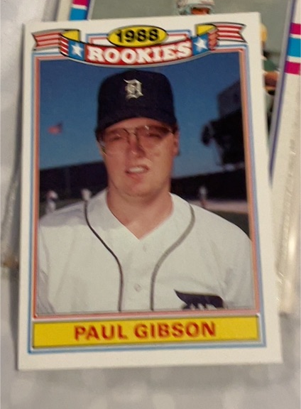 1988 Topps #Paul Gibson — front