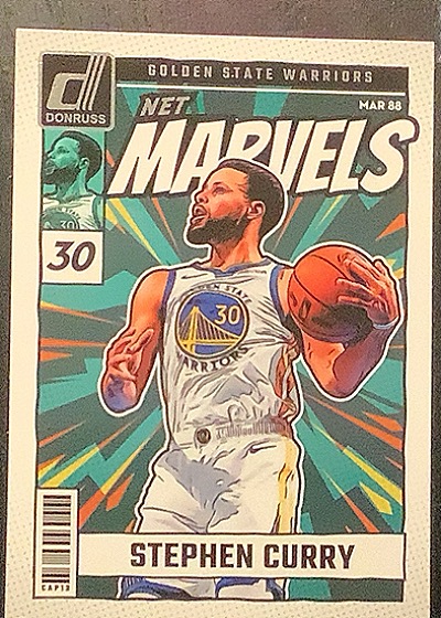 2024-25 Donruss #9 Stephen Curry Net Marvels — front