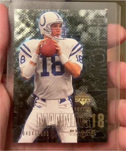 2000 Upper Deck Black Diamond #46 Peyton Manning — front