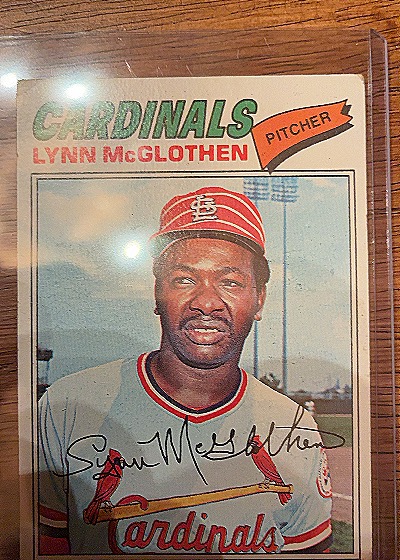 1977 Topps #47 Lynn McGlothen — front