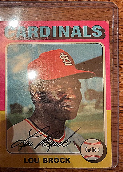 1975 Topps #540 Lou Brock — front