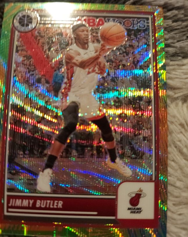 2023-24 Panini NBA Hoops Premium Stock Ice Prizm #169 Jimmy Butler — front