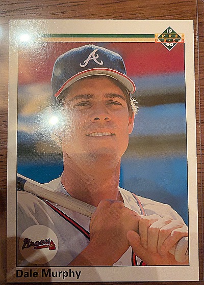 1990 Upper Deck #533 Dale Murphy — front